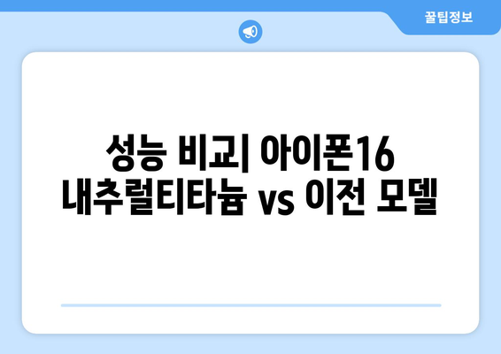 아이폰16 내추럴티타늄의 모든 것| 특징, 성능, 색상 비교 가이드 | 아이폰16, 내추럴티타늄, 스마트폰