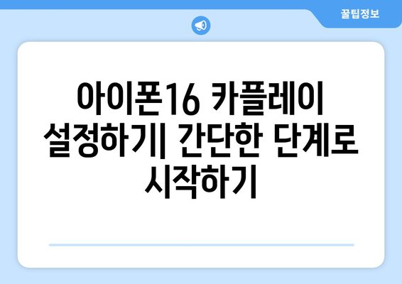 아이폰16 카플레이 최적 사용법| 기능, 설정, 주요 팁 | 아이폰16, 카플레이, 스마트폰 연동