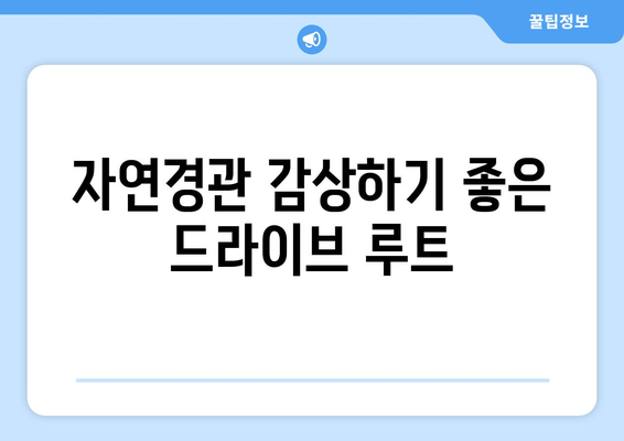 광주 근교 드라이브 코스 추천! 완벽 가이드로 즐기는 자연경관 탐방 | 드라이브, 여행, 경치 좋은 장소