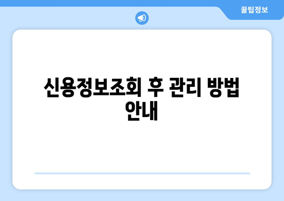 서민금융나들목 신용정보조회 방법과 주의사항 | 서민금융, 신용조회, 금융 정보