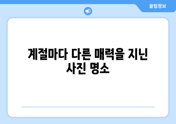 경기도 근교 사진 찍기 좋은 10곳 추천 가이드! | 사진명소, 여행팁, 인생샷"