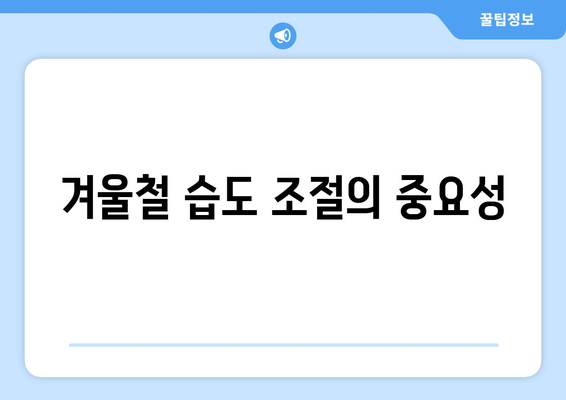 집에서도 눈처럼 보송보송! 인기 가습기 모음 및 선택 팁 | 가습기, 집안 습도 조절, 겨울철 필수 아이템