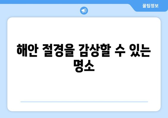 울산 근교 해변 산책로 10곳 추천 가이드 | 해변, 산책, 자연 경관"