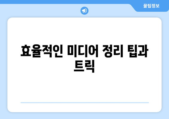맥북 멀티미디어 관리의 모든 것| 효율적인 방법과 필수 팁 | 맥북, 미디어 관리, 멀티미디어 활용법