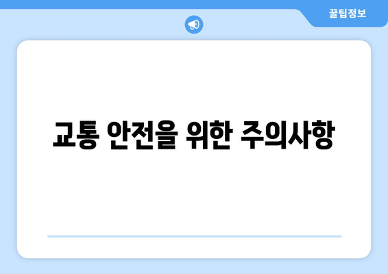 안전한 나들이를 위한 필수 안전 팁 7가지 | 나들이, 안전, 여행 준비