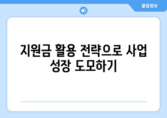 개인사업자 정부 지원금