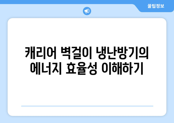 캐리어 벽걸이 냉난방기" 선택을 위한 5가지 필수 팁 | 냉난방, 효율성, 가전제품 가이드
