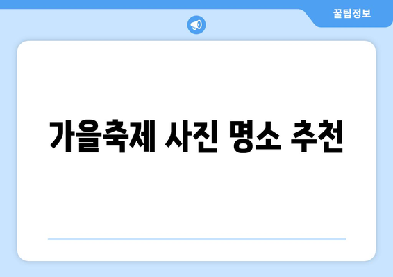 부산 근교 가을철 축제 정보| 놓치지 말아야 할 5대 축제와 방문 팁!" | 부산, 축제, 가을, 여행 팁