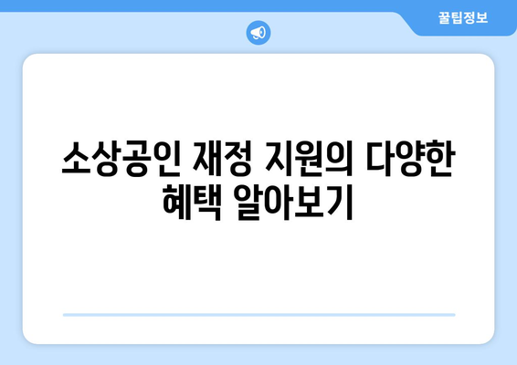 개인사업자를 위한 정부지원금 활용 방법 | 지원금, 창업, 재정 지원, 소상공인