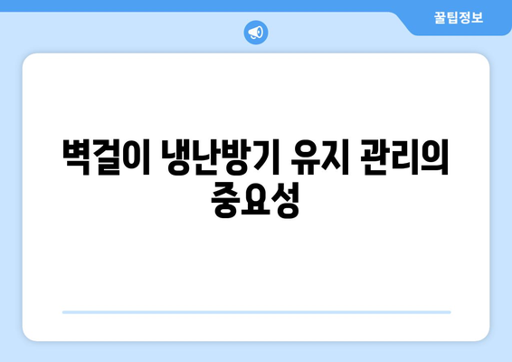 벽걸이 냉난방기 설치 및 활용 팁 | 에어컨, 난방, 효율적인 냉난방 시스템